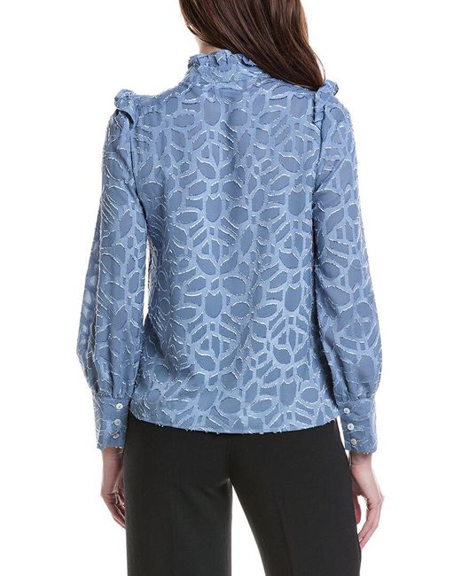 ANNA KAY Blue Sinavy Blouse