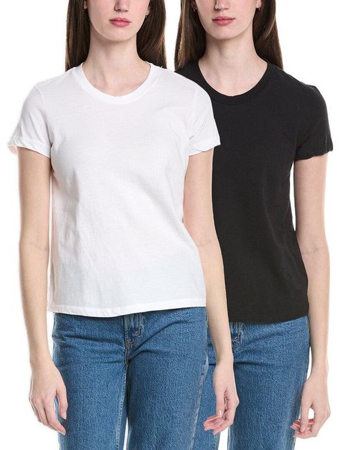 James Perse White 2Pk Little Boy T-Shirt