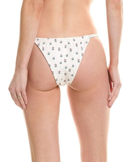 Montce White Brasil Bikini Bottom