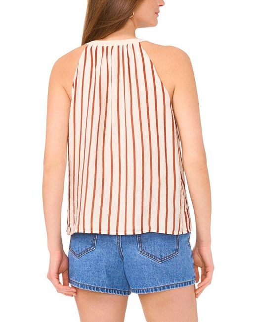 Vince Camuto Blue Halter Blouse