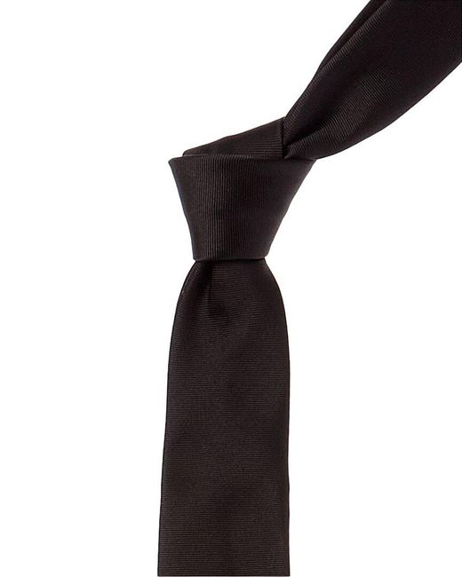 Givenchy Black Logo 4g Silk Tie for men