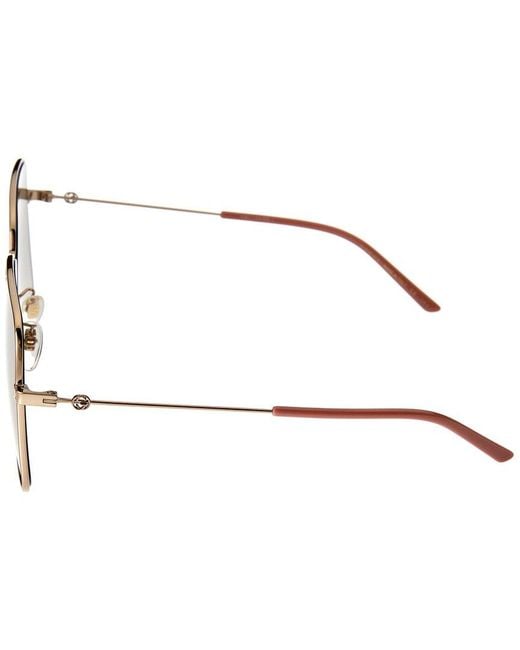 Gucci White GG0443S 60mm Sunglasses