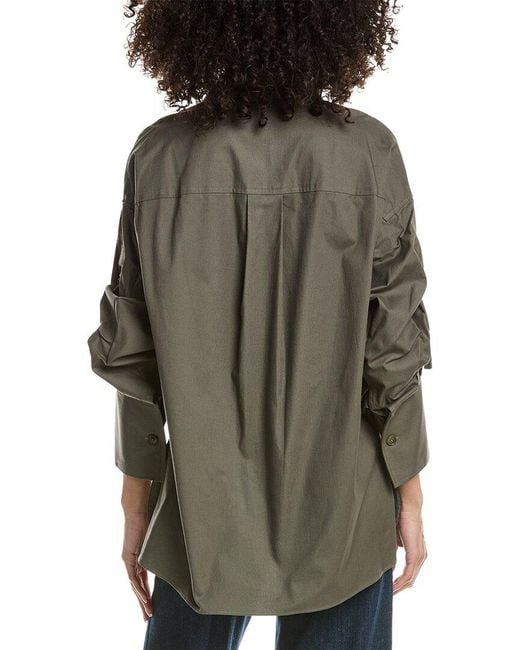 3.1 Phillip Lim Gray Drop Back Shirt