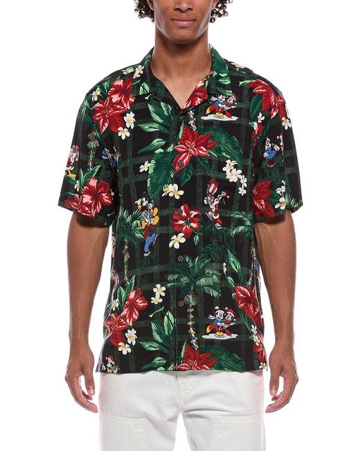 Tommy Bahama Green Festive Palms Shirt for men
