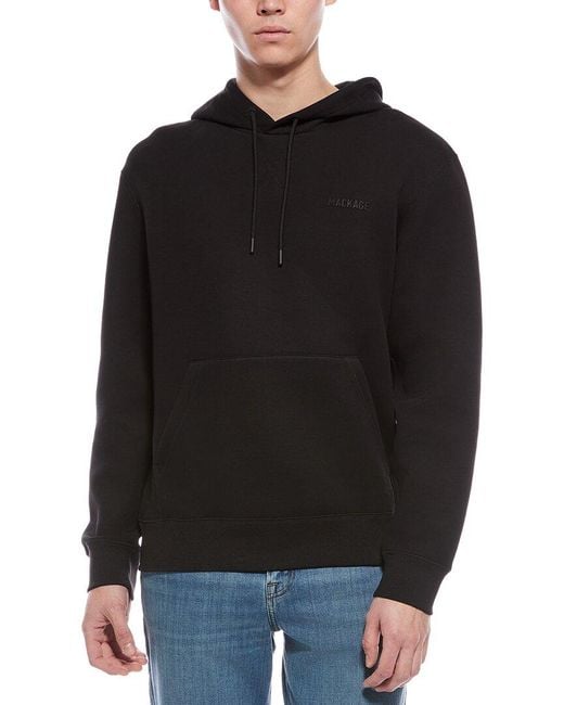 Mackage Black Krystian Hoodie for men