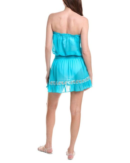 Ramy Brook Blue Embellished Lauryn Dress