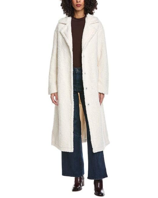 Noize White Franny Long Coat
