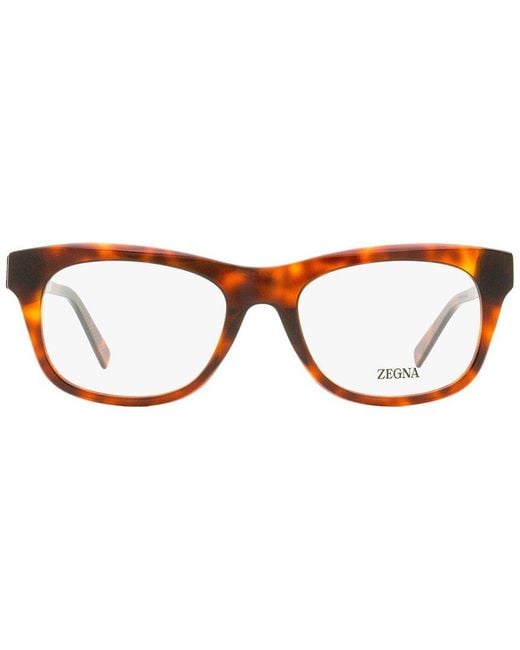 Zegna Brown Ez5283 53Mm Optical Frames for men