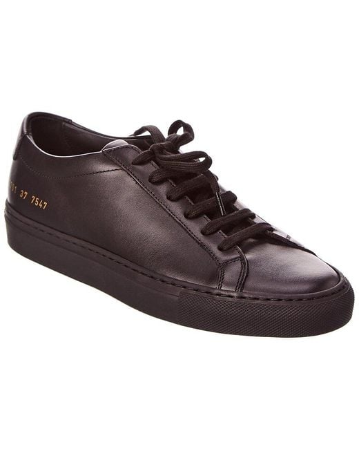 Common Projects Brown Original Achilles Leather Sneaker