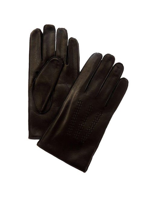 Portolano Nappa Black Cashmere Lined Gloves for Men | Lyst