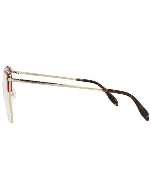 McQueen Metallic Am0312O 56Mm Optical Frames