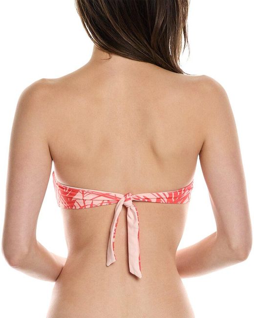 Melissa Odabash Pink Barcelona Bandeau Bikini Top