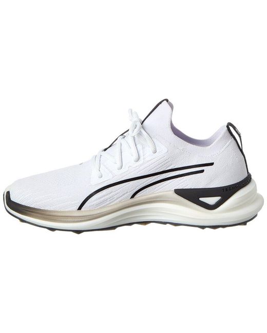 PUMA White Electrocat Nitro Canvas Sneaker for men