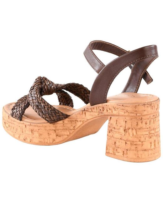 Seychelles Brown Musical Platform Sandal