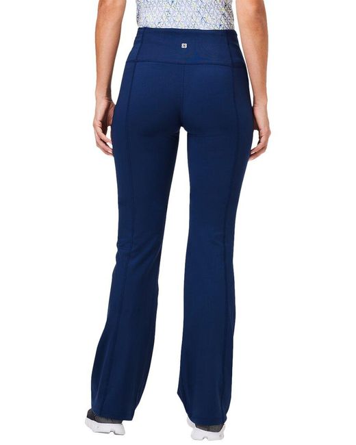NIC+ZOE Blue Flex Fit Flared Pant