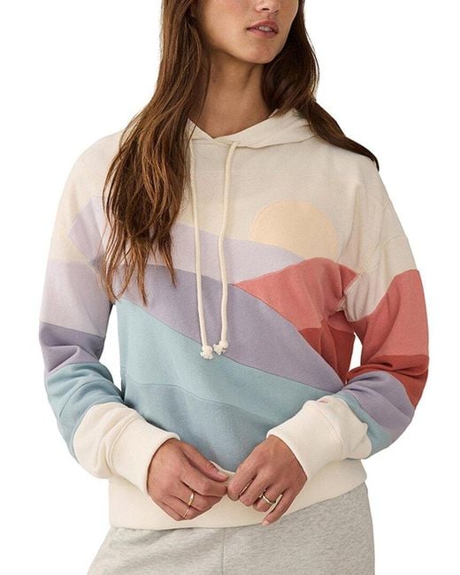 Faherty Brand Gray Soleil Hoodie