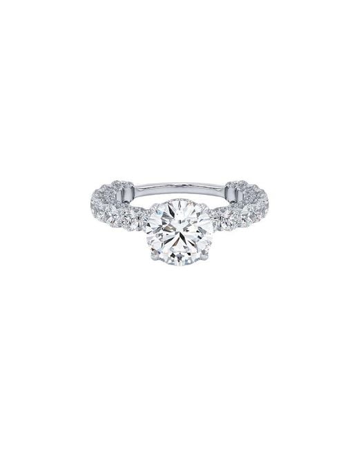 Lab Grown Diamonds White 14K 3.75 Ct. Tw. Lab-Grown Diamond Ring