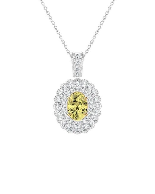 Lab Grown Diamonds White 14K 1.50 Ct. Tw. Lab-Grown Diamond Fashion Pendants