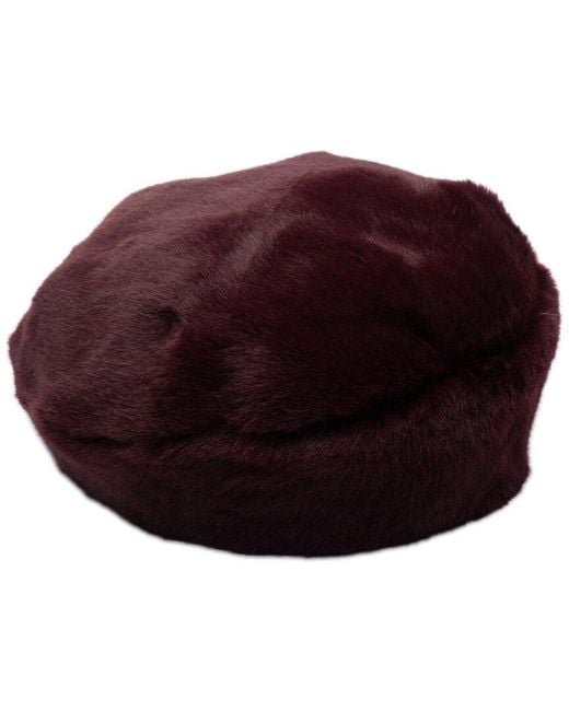 Eugenia Kim Red Mishka Beret Hat