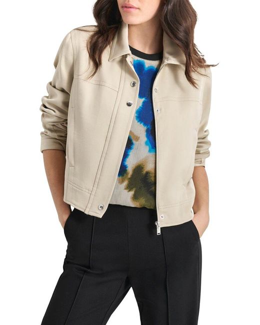 DKNY Blue Button Jacket
