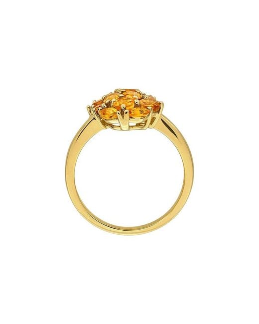 Rina Limor Metallic 1.70 Ct. Tw. Citrine Cocktail Ring