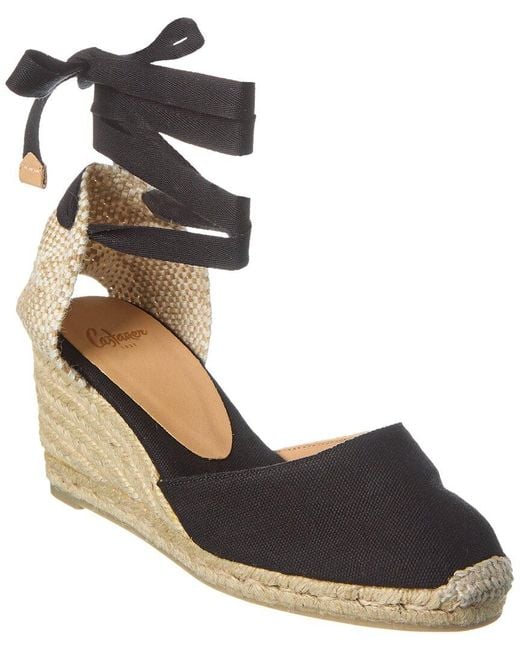 Castañer carina 80 canvas wedge espadrilles shop