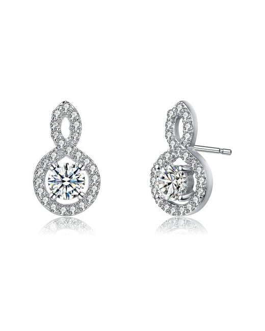 Rachel Glauber Metallic Earrings