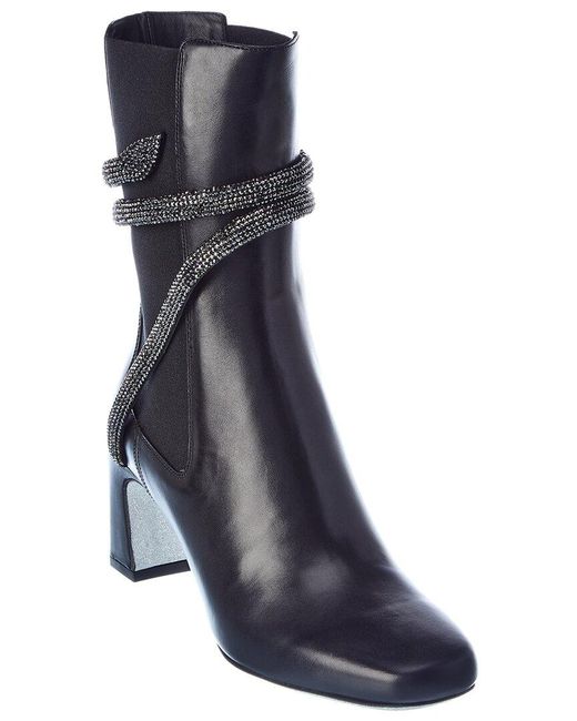 rene caovilla cleo black
