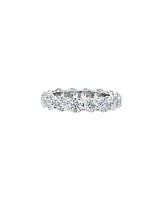 Diana M White Fine Jewelry 18K 5.00 Ct. Tw. Diamond Eternity Ring