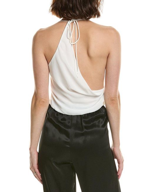 Bardot White Cherie Cowl Neck Top