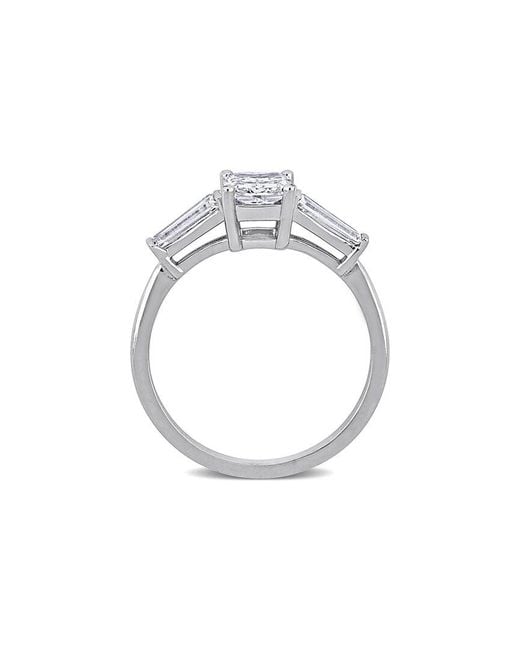 Rina Limor White 14K 1.51 Ct. Tw. Diamond Three-Stone Ring