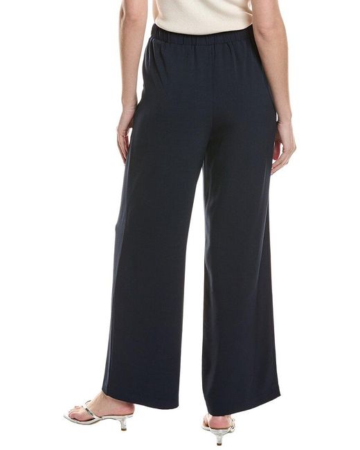 Cece Blue Straight Leg Contrast Pant