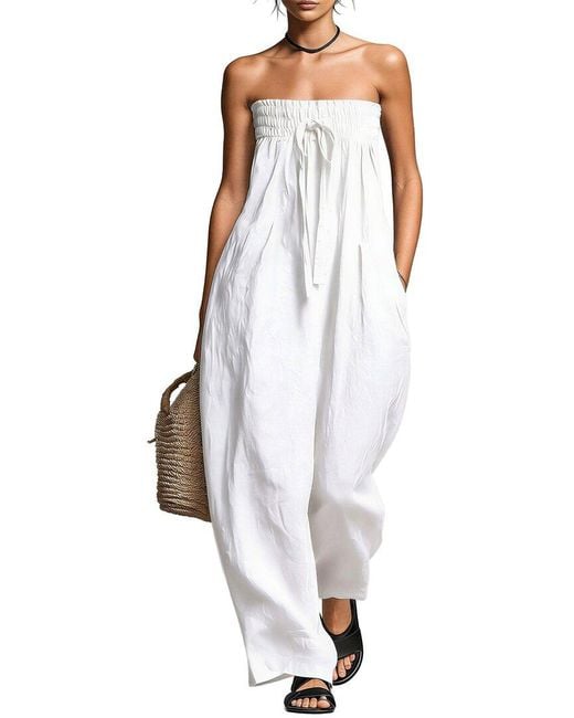Amanda Royal White Jumpsuit