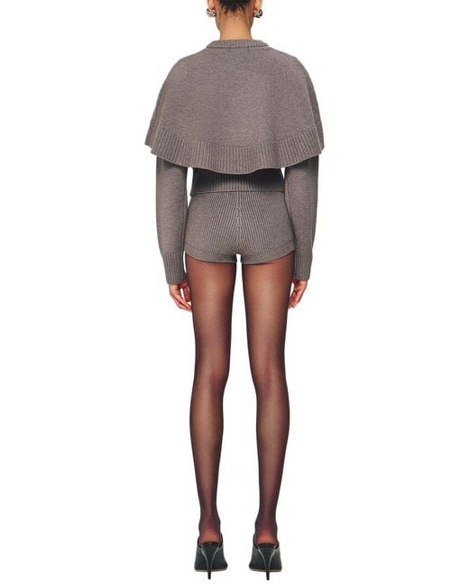 Ronny Kobo Gray Neoma Knit Short