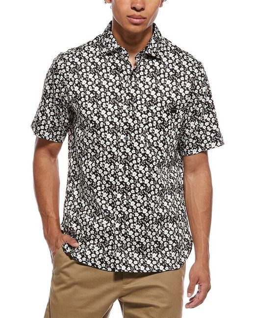 Ted Baker Black Printed Shirt for men