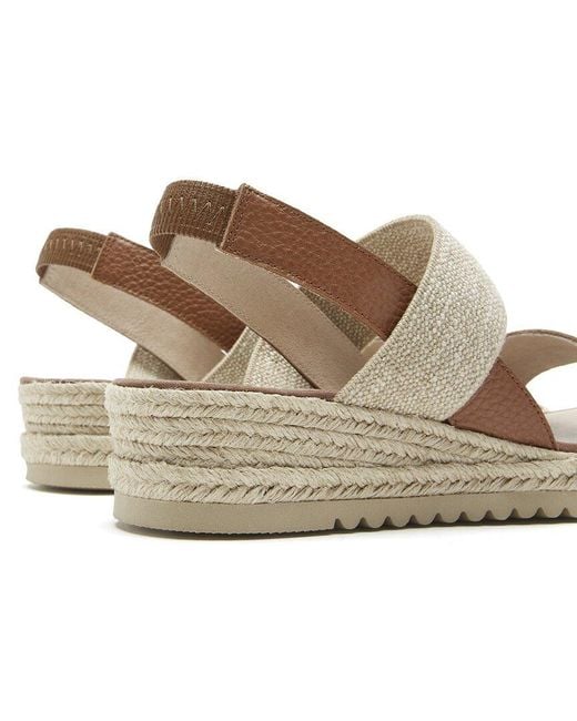 La Canadienne Metallic Rica Leather Sandal