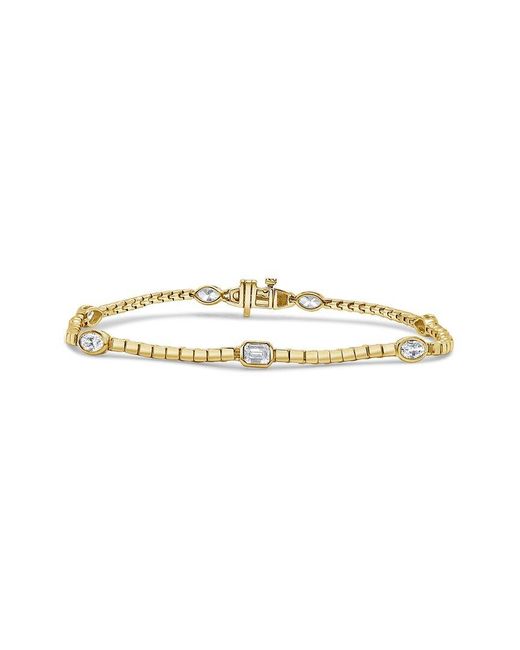 Sabrina Designs White 14K 1.16 Ct. Tw. Diamond Stackable Bracelet