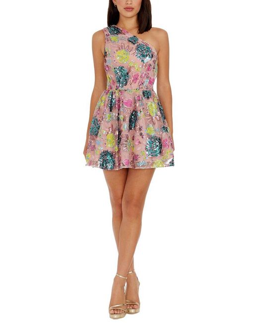 Dress the Population Red Delaney Mini Dress
