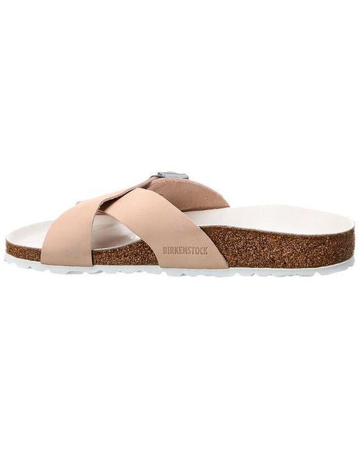 Birkenstock Pink Siena Narrow Leather Sandal