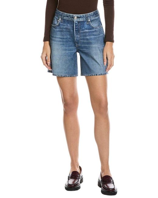 Rag & Bone Blue Miramar Ponte Kaia Short