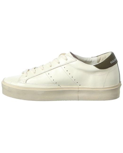 Golden Goose Deluxe Brand White Hi Star Leather Sneaker