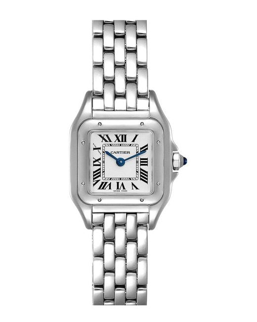 Cartier White Panthere Watch