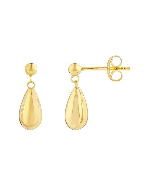 HAWLEY ST Metallic 14K Dangle Earrings