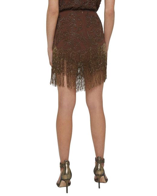 L'Agence Brown Eulla Skirt