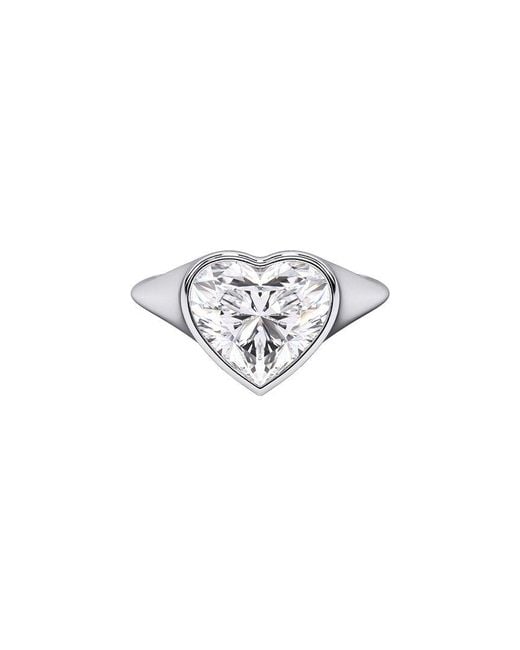 Lab Grown Diamonds White 14K 4.00 Ct. Tw. Lab-Grown Diamond Ring