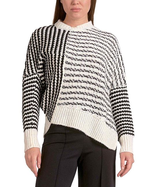 Elan Gray Wool & Mohair-Blend Sweater