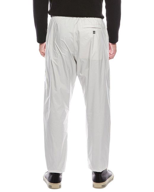 Givenchy Gray Embroidered Track Pant for men