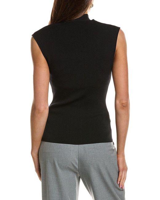 Endless Rose White Neckband Knitted Top