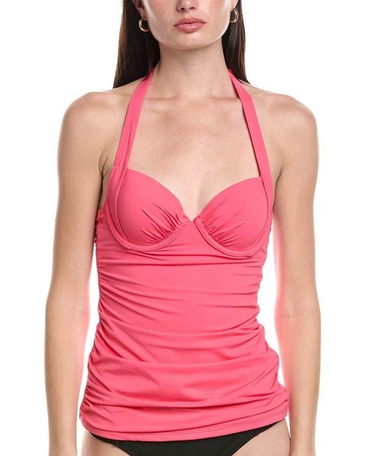 Tommy Bahama Pink Pearl Underwire Full Coverage Tankini