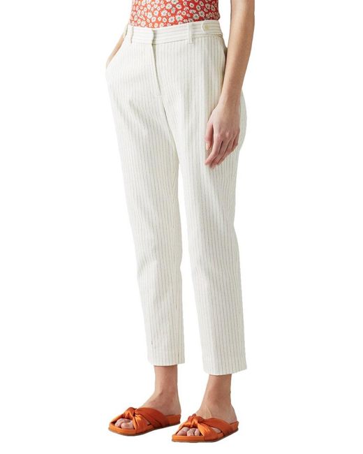L.K.Bennett White Bree Trouser